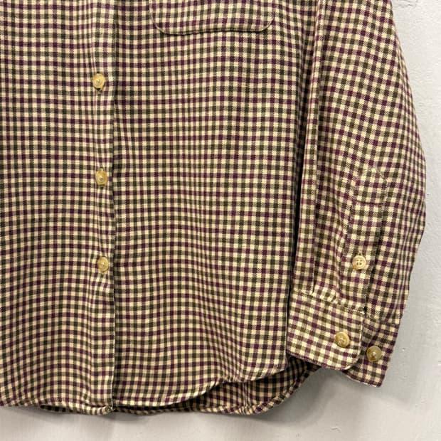 Eddie Bauer Micro Check Flannel Shirt 4