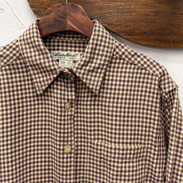 Eddie Bauer Micro Check Flannel Shirt 5