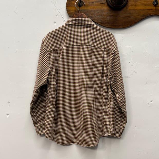 Eddie Bauer Micro Check Flannel Shirt 6