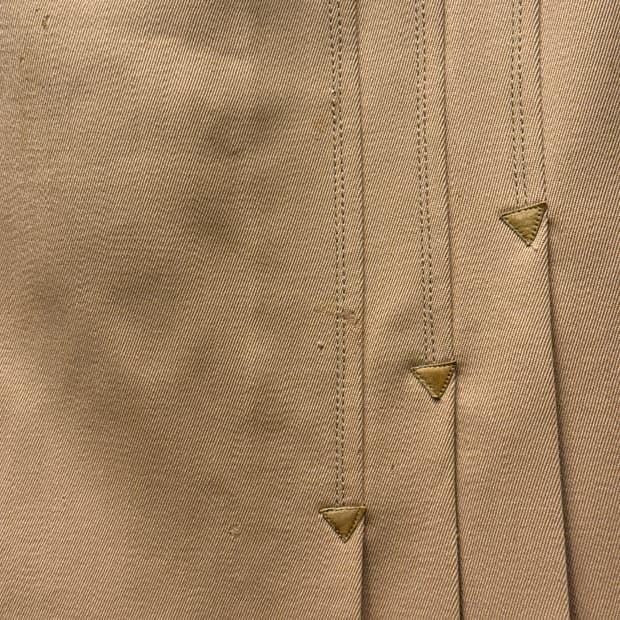 90s Italy Vintage CELINE Gold Chain Plea 5