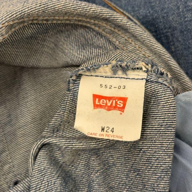 90s Japan Levi's 552 Straight Denim Pant 8