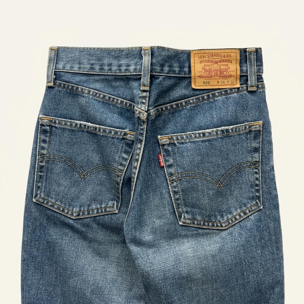 90s Japan Levi's 552 Straight Denim Pant 1