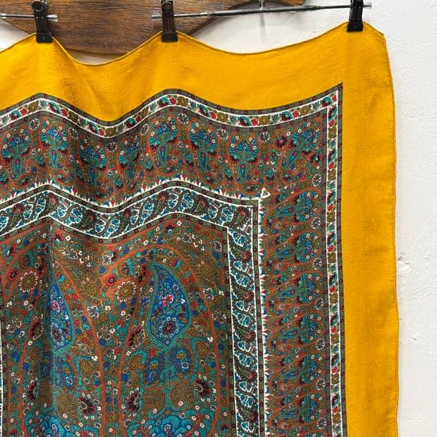 YVES SAINT LAURENT Paisley Jacquard Silk 4