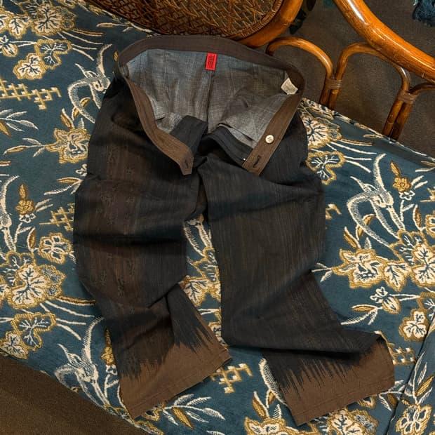 HaaT Issey Miyake Dye Patterned Trousers 2