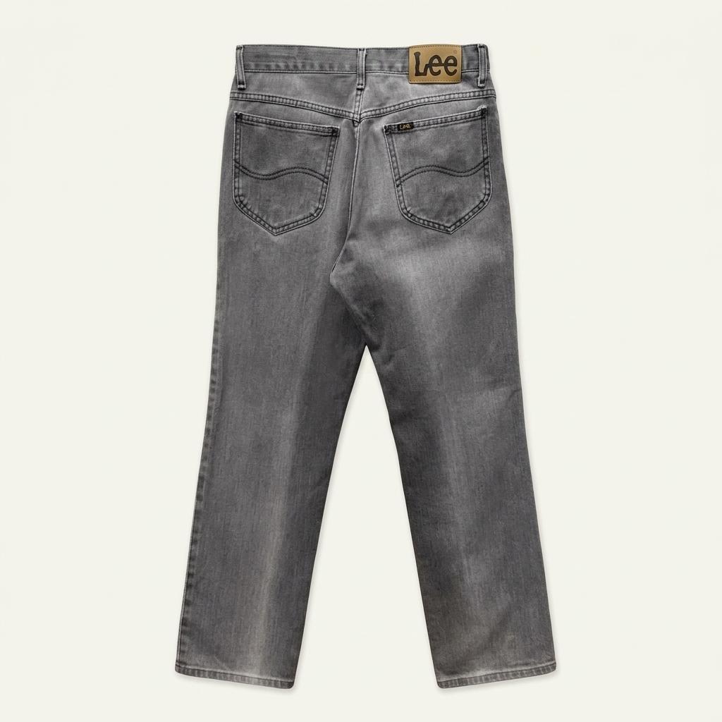 Japan Lee Straight Grey Denim Pants 1