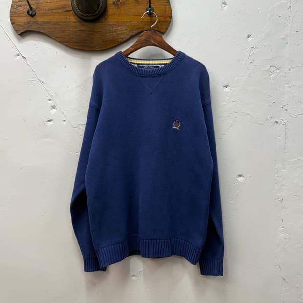 Tommy Hilfiger Crest Logo Cotton Knit Sw 3