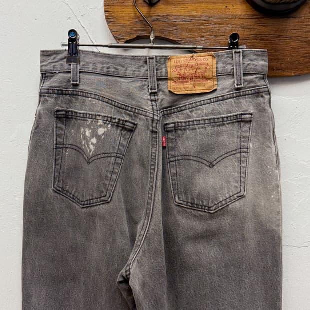 Levi's 501 Vintage Black Denim Pants 2