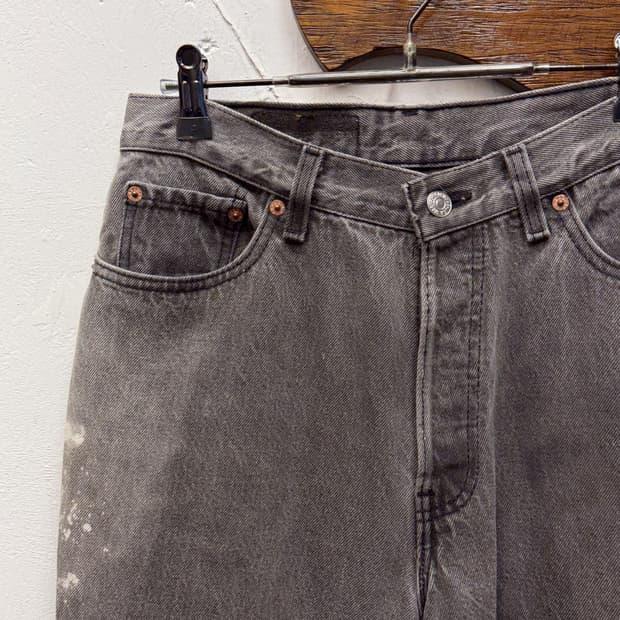 Levi's 501 Vintage Black Denim Pants 6