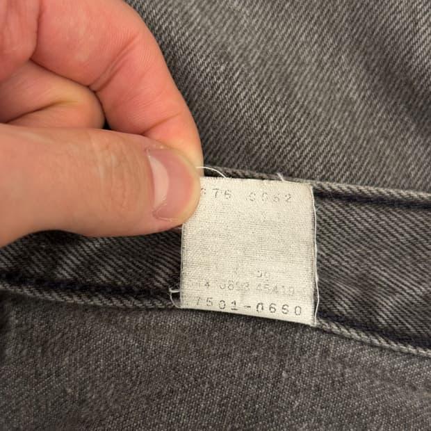 Levi's 501 Vintage Black Denim Pants 9