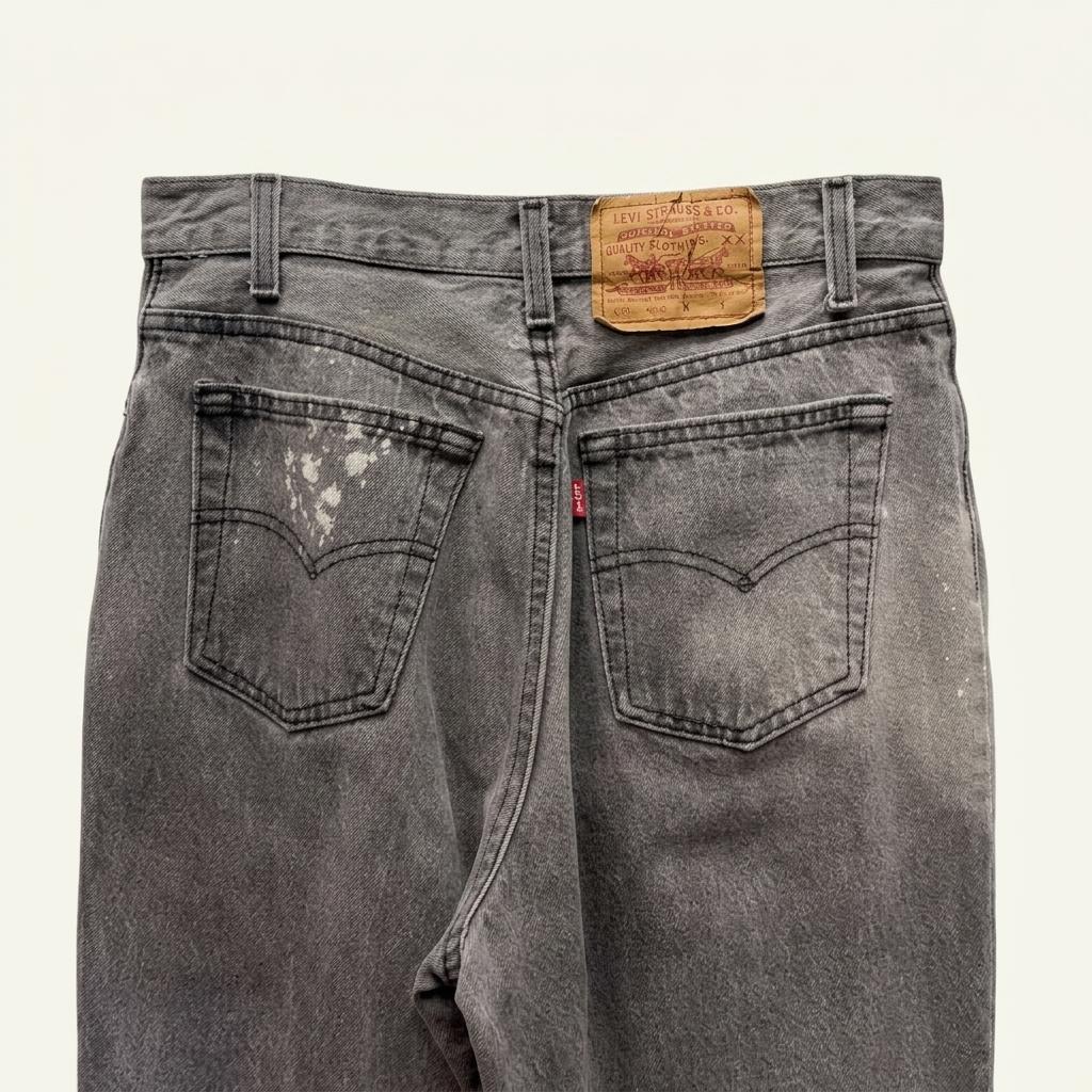 Levi's 501 Vintage Black Denim Pants 1