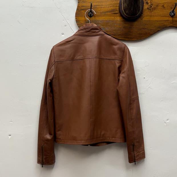 United Arrows Leather Rider Jacket 6