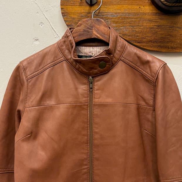 United Arrows Leather Rider Jacket 3