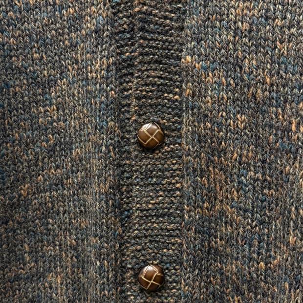 80-90s Vintage Wool Shawl Collar Knit Ca 5