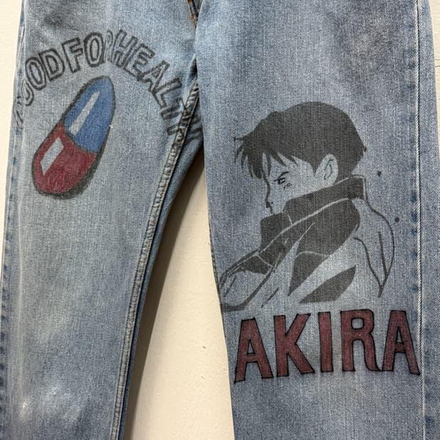 00s Levi’s 505 AKIRA Custom Straight Den 4