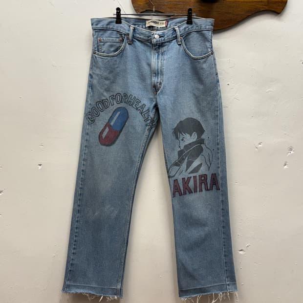 00s Levi’s 505 AKIRA Custom Straight Den 3