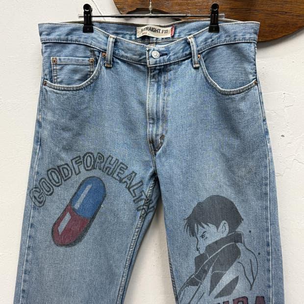 00s Levi’s 505 AKIRA Custom Straight Den 2