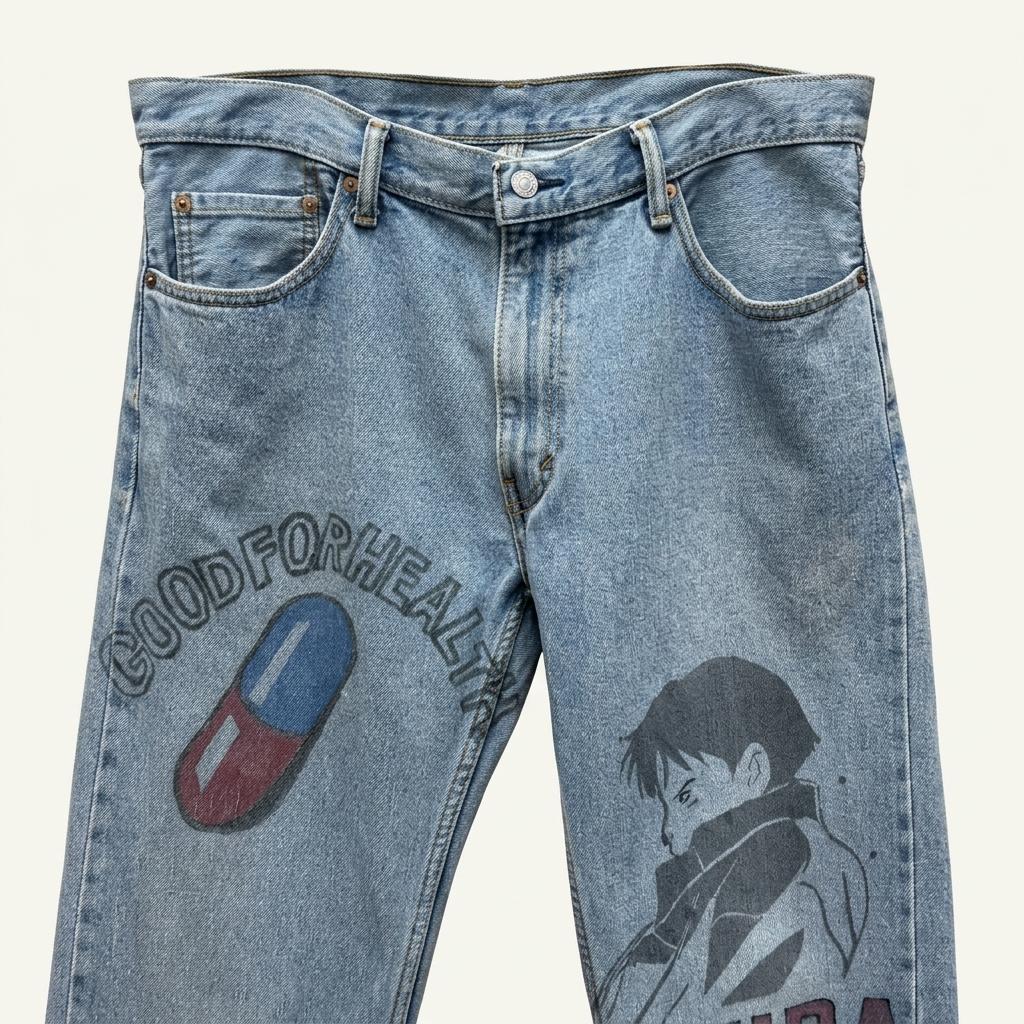 00s Levi’s 505 AKIRA Custom Straight Den 1