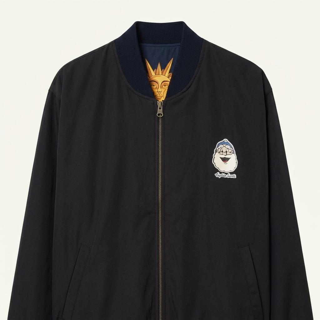80s Captain Santa Reversible Bomber Jack 1
