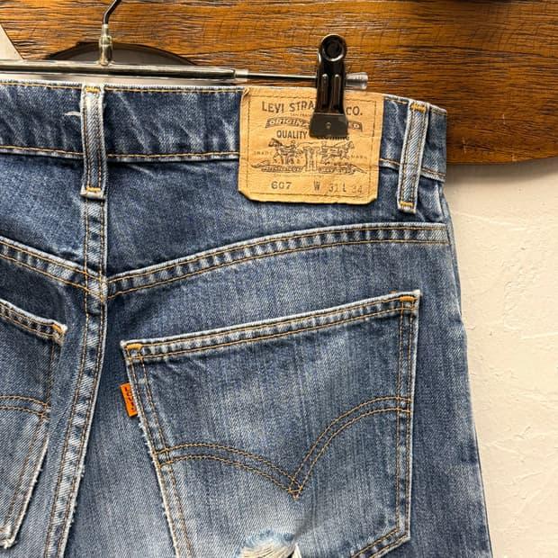 Levi's 607 Orange Tab Slim Straight Deni 4