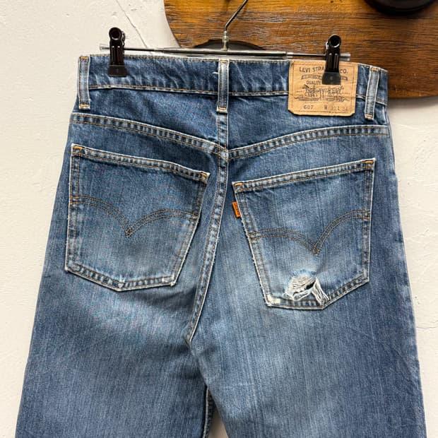 Levi's 607 Orange Tab Slim Straight Deni 2