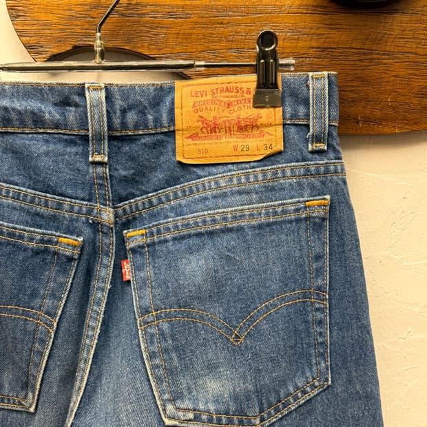 90s USA Levi's 510 Slim Denim Pants 4