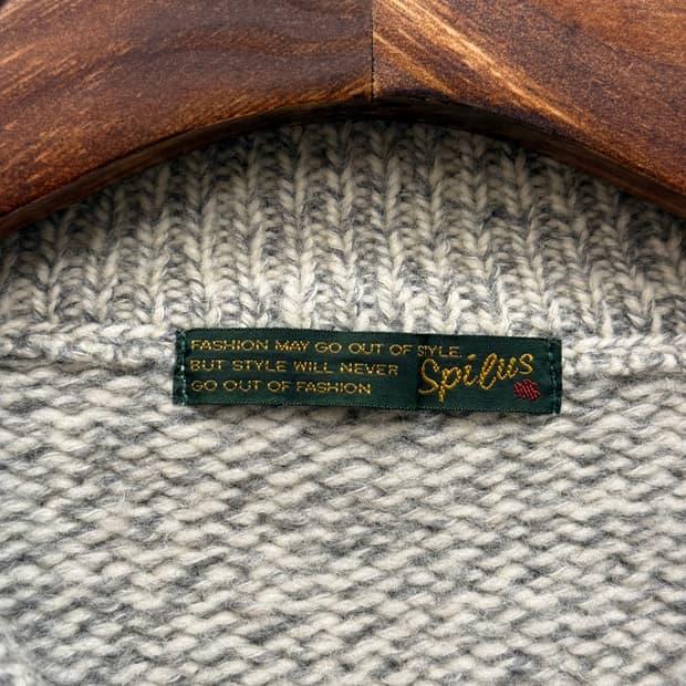 Wool-Cashmere Raglan Shawl Collar Knit 7