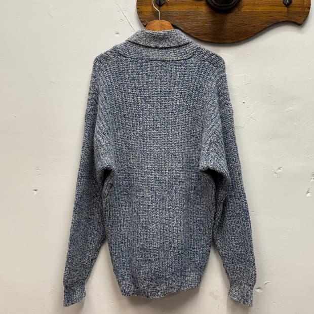 OLD ENGLAND Shawl Collar Knit Sweater 6