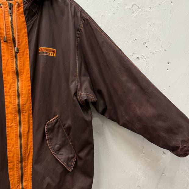 CHEVIGNON Contrast Panel Hooded Fleece-L 4