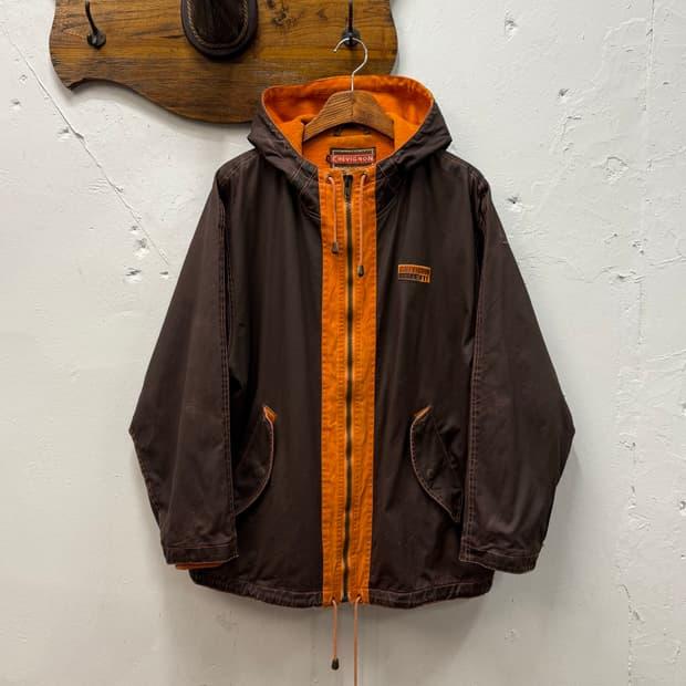 CHEVIGNON Contrast Panel Hooded Fleece-L 2