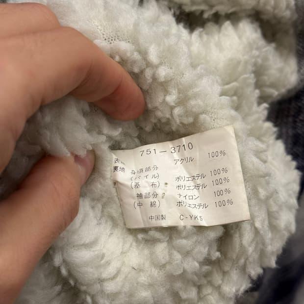 L) Old UNIQLO Boa-Lined Plaid Flannel Sh 9