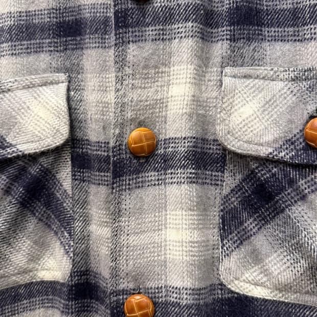 L) Old UNIQLO Boa-Lined Plaid Flannel Sh 5