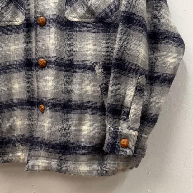 L) Old UNIQLO Boa-Lined Plaid Flannel Sh 4