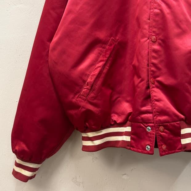 XL) 90s USA BIRDIE Vintage Nylon Varsity 5