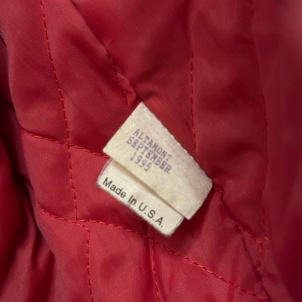 XL) 90s USA BIRDIE Vintage Nylon Varsity 10
