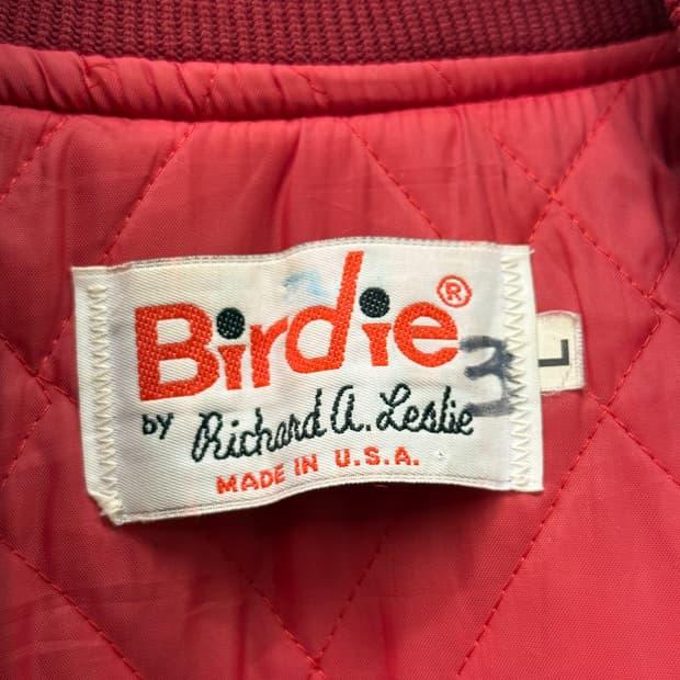 XL) 90s USA BIRDIE Vintage Nylon Varsity 9