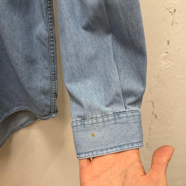 XL) Uniqlo Old Label Denim Button-Down S 5