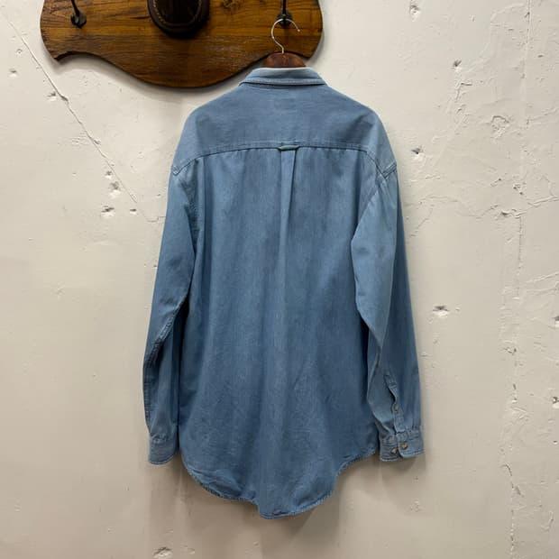 XL) Uniqlo Old Label Denim Button-Down S 7