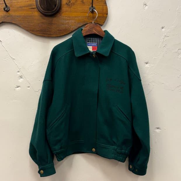 77) IVY LEAGUE Wool-Nylon Varsity Jacket 3