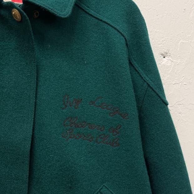 77) IVY LEAGUE Wool-Nylon Varsity Jacket 4