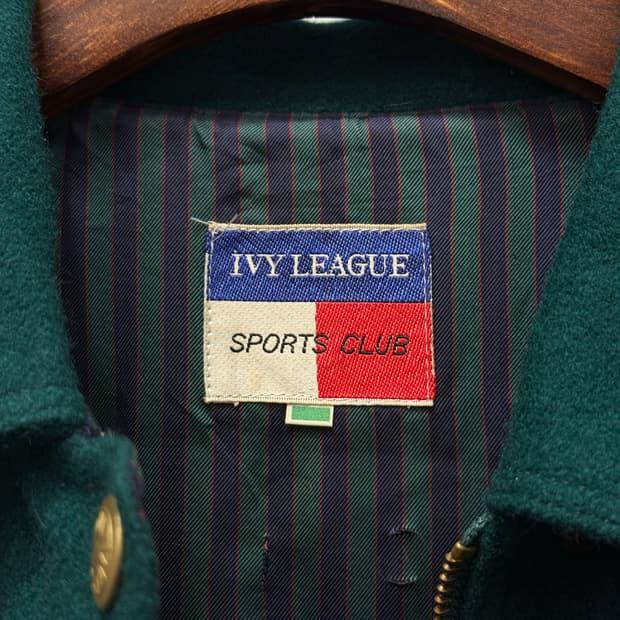 77) IVY LEAGUE Wool-Nylon Varsity Jacket 8