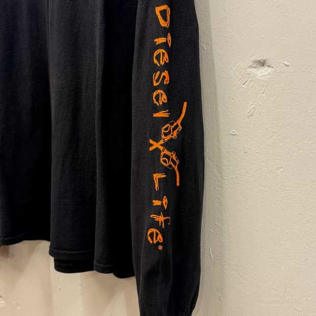 XL) GILDAN Diesel Life Skull Graphic Lon 6