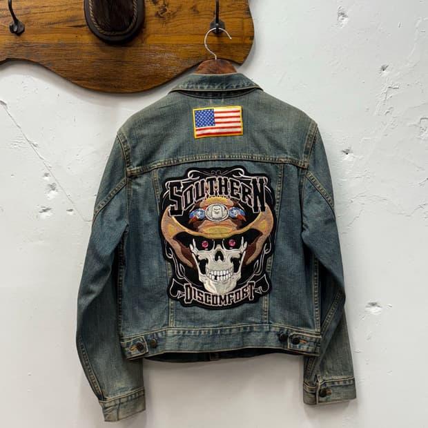 55) Japan Big John Denim Custom Jacket 6