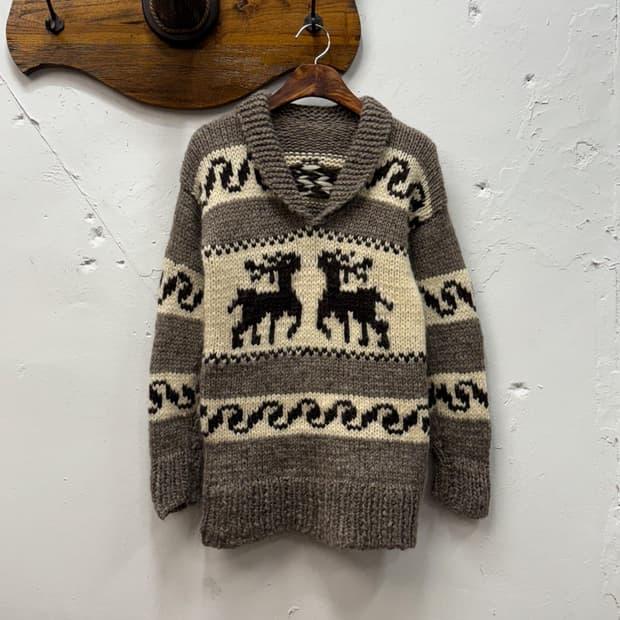 44) Shawl Collar Knit Sweater 3