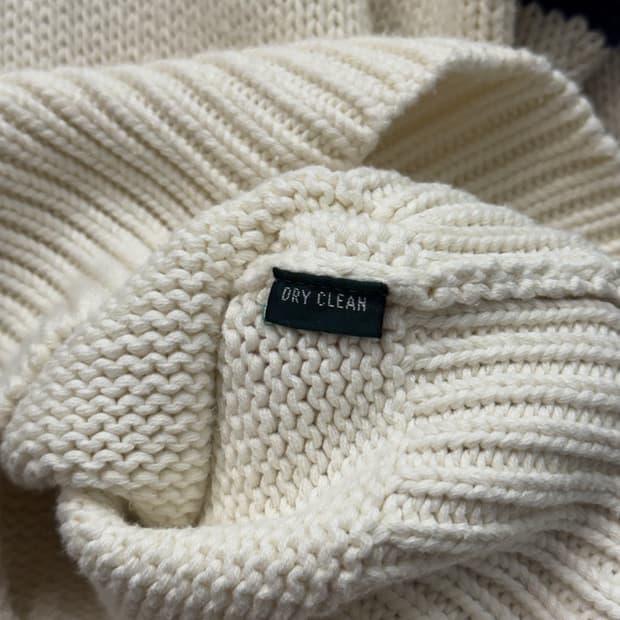L) Polo by Ralph Lauren Cream Letter Kni 10