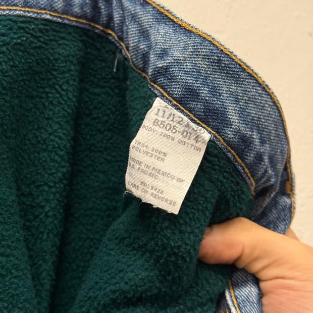 30) Wrangler Rugged Wear Fleece Lined De 10