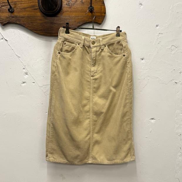 27) JAPAN Lee Corduroy Midi Skirt 5