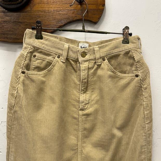 27) JAPAN Lee Corduroy Midi Skirt 6