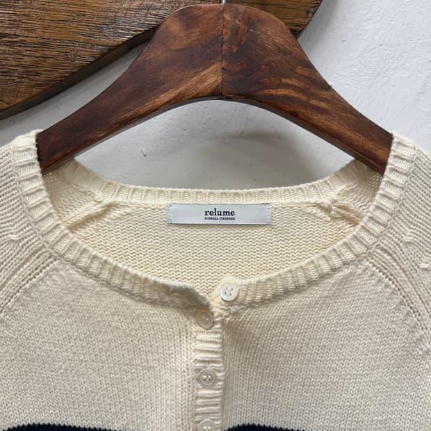 F) JOURNAL STANDARD Striped Knit Henley 5