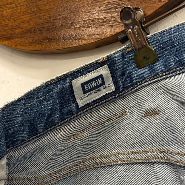 43) Edwin Wide Straight Denim Pants 8