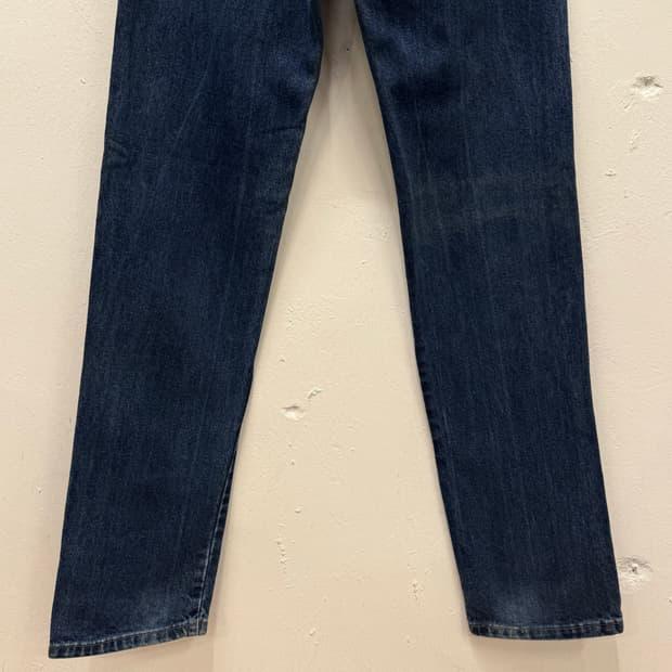 26) 90s USA Wrangler Dark Blue Straight 5
